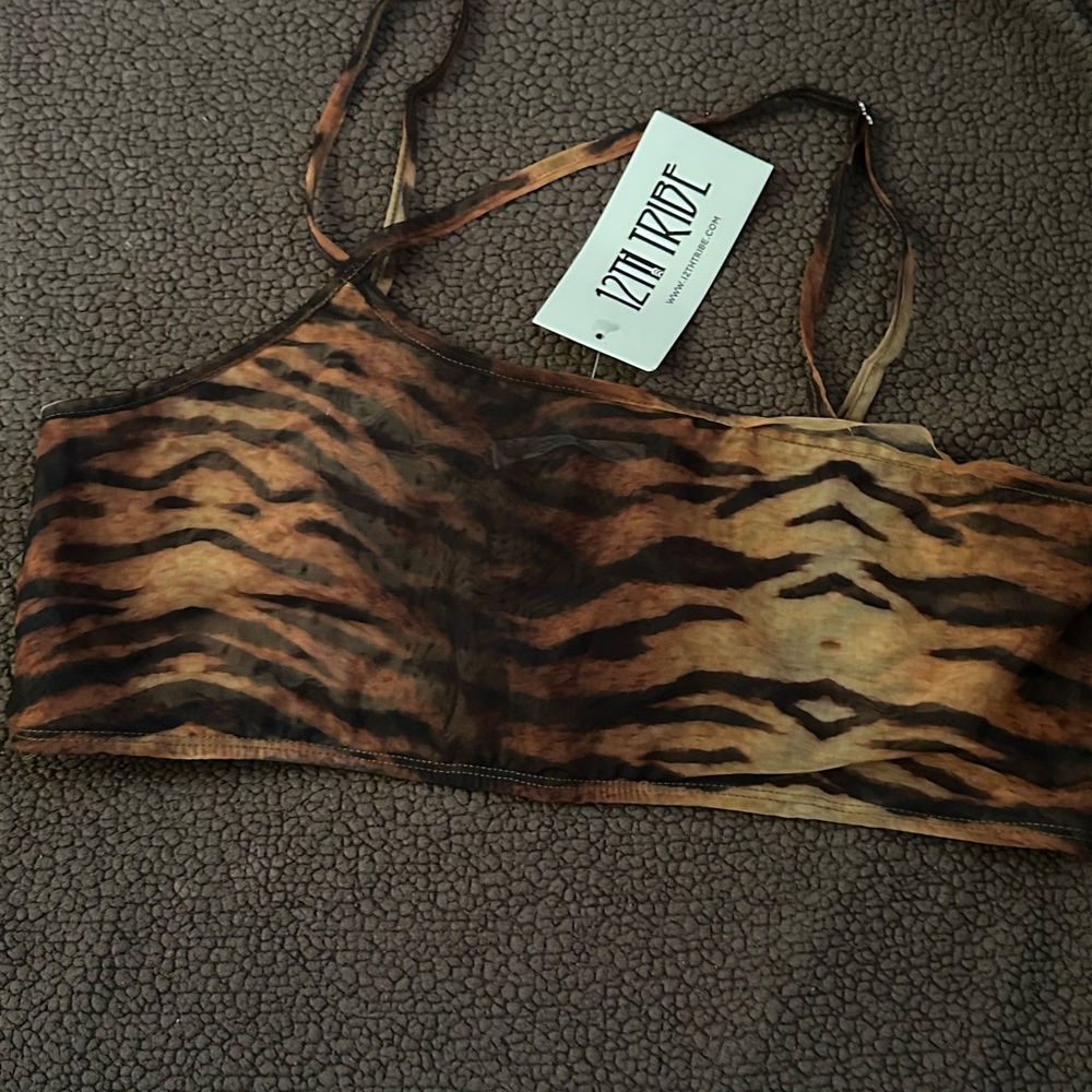 Zim Tribe Animal Print Bralette